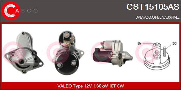 Casco CST15105AS - Starter autospares.lv
