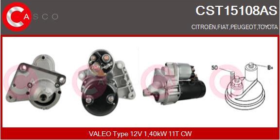 Casco CST15108AS - Starter autospares.lv