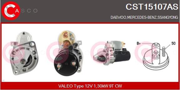 Casco CST15107AS - Starter autospares.lv