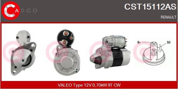 Casco CST15112AS - Starter autospares.lv