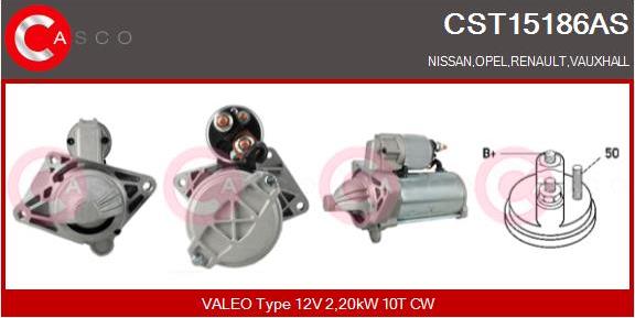 Casco CST15186AS - Starter autospares.lv