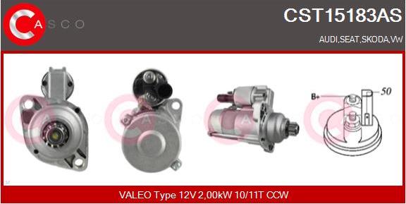 Casco CST15183AS - Starter autospares.lv
