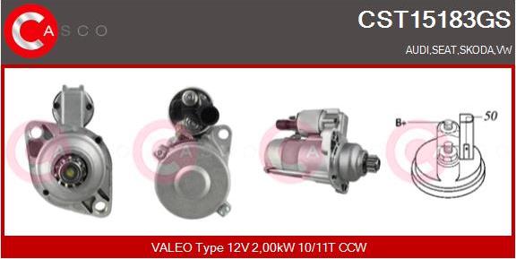 Casco CST15183GS - Starter autospares.lv