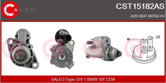 Casco CST15182AS - Starter autospares.lv