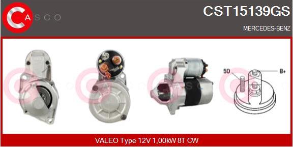 Casco CST15139GS - Starter autospares.lv