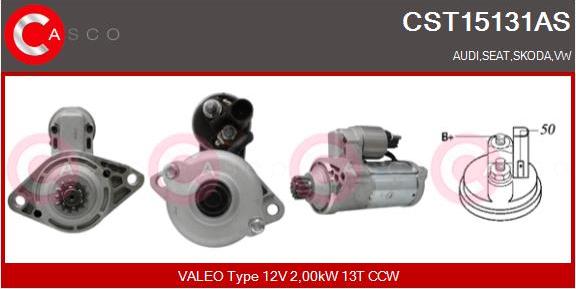 Casco CST15131AS - Starter autospares.lv