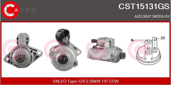 Casco CST15131GS - Starter autospares.lv