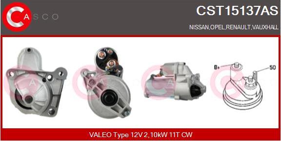 Casco CST15137AS - Starter autospares.lv