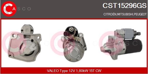 Casco CST15296GS - Starter autospares.lv