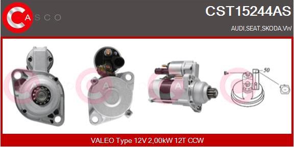 Casco CST15244AS - Starter autospares.lv