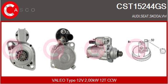 Casco CST15244GS - Starter autospares.lv