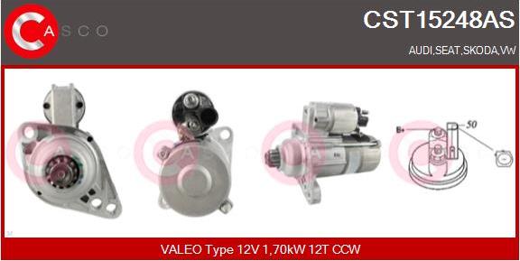 Casco CST15248AS - Starter autospares.lv