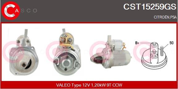 Casco CST15259GS - Starter autospares.lv