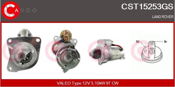 Casco CST15253GS - Starter autospares.lv