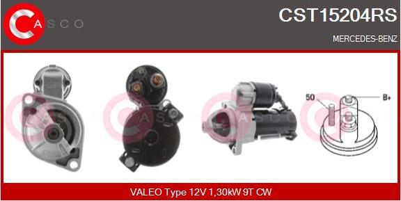 Casco CST15204RS - Starter autospares.lv