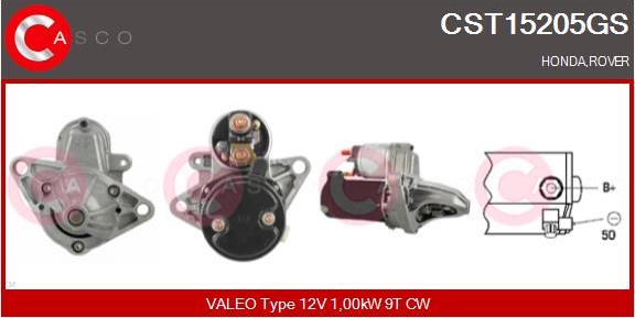 Casco CST15205GS - Starter autospares.lv