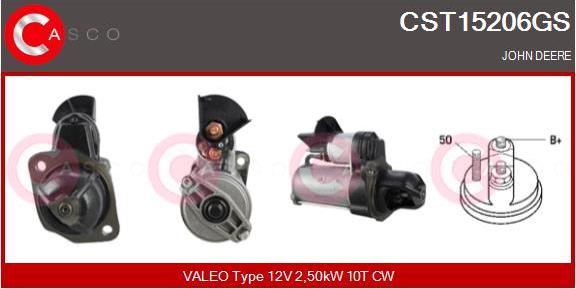 Casco CST15206GS - Starter autospares.lv