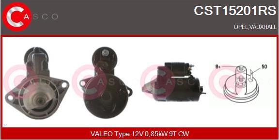 Casco CST15201RS - Starter autospares.lv