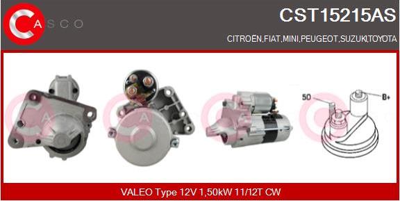 Casco CST15215AS - Starter autospares.lv