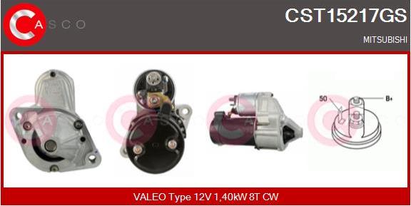 Casco CST15217GS - Starter autospares.lv