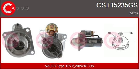 Casco CST15235GS - Starter autospares.lv