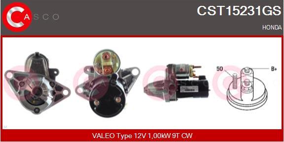 Casco CST15231GS - Starter autospares.lv