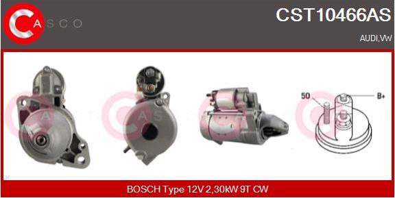 Casco CST10466AS - Starter autospares.lv