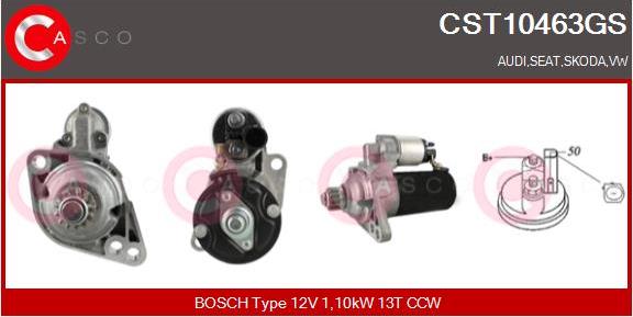 Casco CST10463GS - Starter autospares.lv