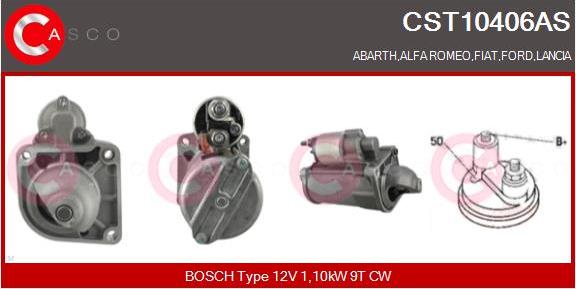 Casco CST10406AS - Starter autospares.lv