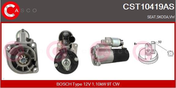 Casco CST10419AS - Starter autospares.lv