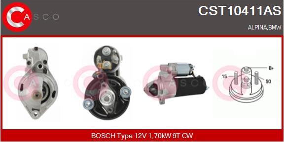 Casco CST10411AS - Starter autospares.lv