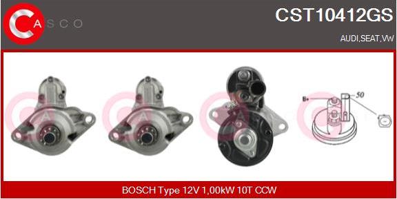 Casco CST10412GS - Starter autospares.lv