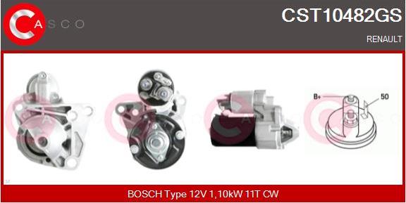 Casco CST10482GS - Starter autospares.lv