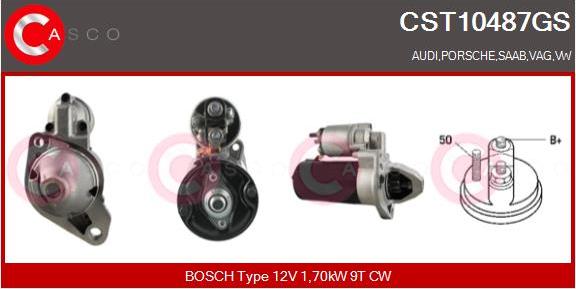 Casco CST10487GS - Starter autospares.lv