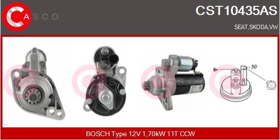 Casco CST10435AS - Starter autospares.lv