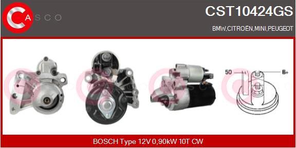 Casco CST10424GS - Starter autospares.lv