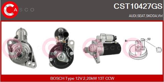 Casco CST10427GS - Starter autospares.lv