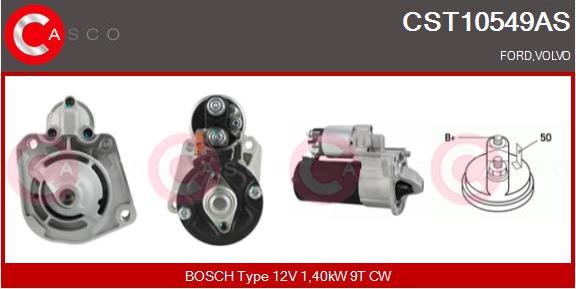 Casco CST10549AS - Starter autospares.lv