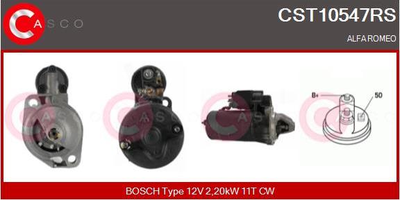 Casco CST10547RS - Starter autospares.lv