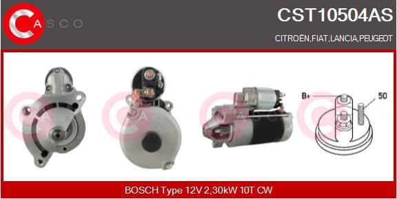 Casco CST10504AS - Starter autospares.lv