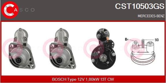 Casco CST10503GS - Starter autospares.lv