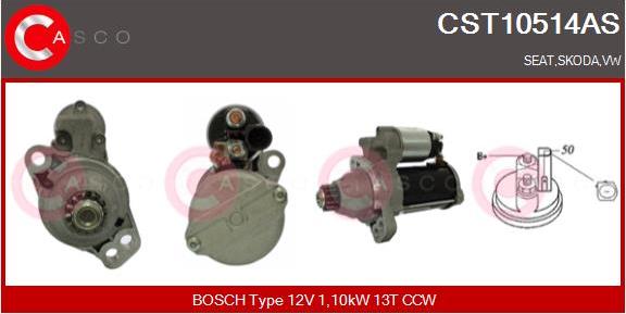 Casco CST10514AS - Starter autospares.lv