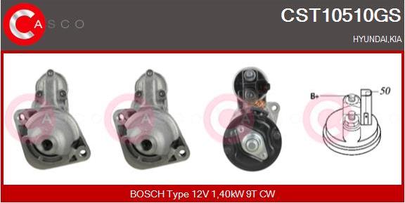 Casco CST10510GS - Starter autospares.lv