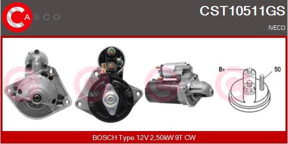 Casco CST10511GS - Starter autospares.lv