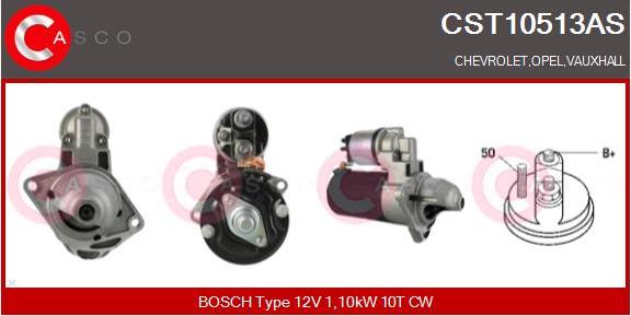 Casco CST10513AS - Starter autospares.lv