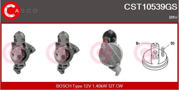 Casco CST10539GS - Starter autospares.lv