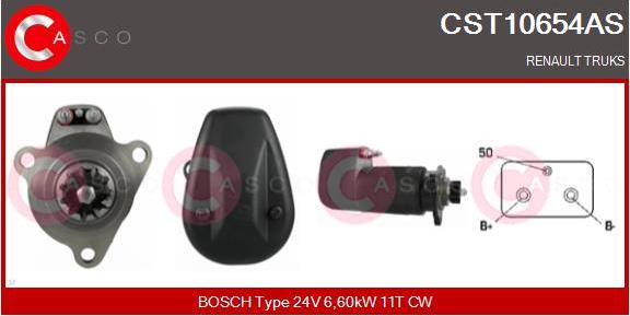 Casco CST10654AS - Starter autospares.lv