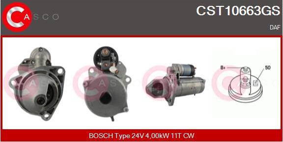 Casco CST10663GS - Starter autospares.lv