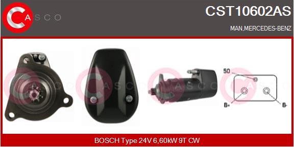 Casco CST10602AS - Starter autospares.lv
