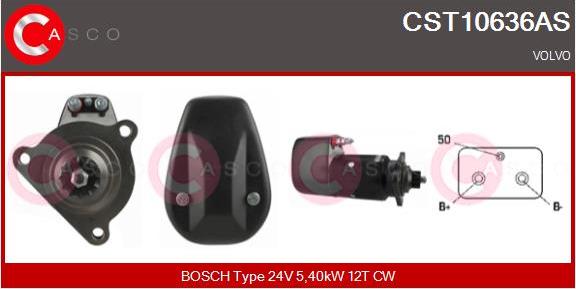 Casco CST10636AS - Starter autospares.lv